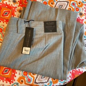 NWT Lane Bryant Sophie Straight Leg Heather Gray